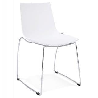 Chaise Design "rovigo" 83cm Blanc