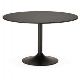 Table D'appoint Design "vanta" 90cm Noir