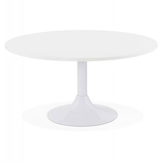 Table Basse "columbus" 90cm Blanc