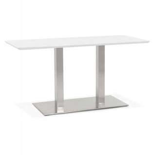 Table De Repas Design "samba" 150cm Blanc