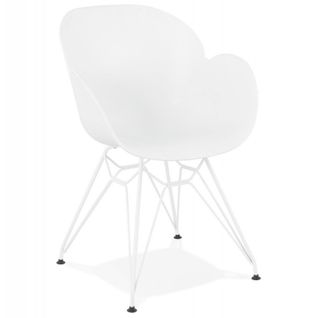 Fauteuil Design "calypso" 85cm Blanc