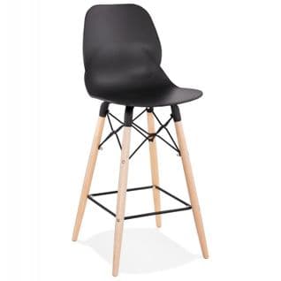 Tabouret De Bar Scandinave "astral" 105cm Noir