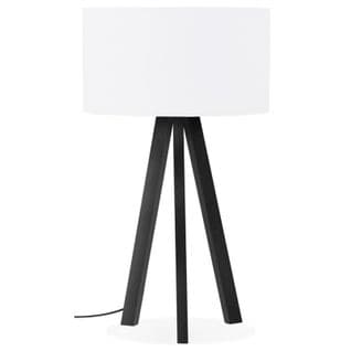 Lampe À Poser Design "mala" 64cm Blanc Et Noir