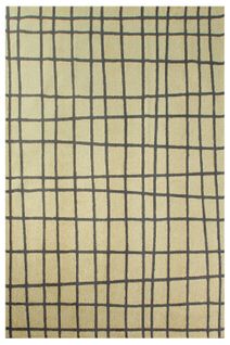 Tapis De Salon Moderne Tissé Plat Vero En Polyester - Noir - 170x240 Cm