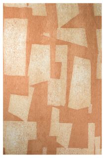 Tapis De Salon Moderne Tissé Plat Spring En Polyester - Orange - 240x340 Cm