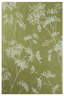 Tapis De Salon Moderne Tissé Plat Basil En Polyester - Vert - 200x280 Cm