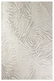 Tapis De Salon Moderne Tissé Plat Savane En Polyester - Gris - 240x340 Cm