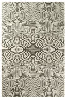 Tapis De Salon Moderne Tissé Plat Habanero En Polyester - Blanc - 80x150 Cm