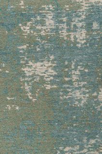 Tapis De Salon Moderne Tissé Plat Terra En Polyester - Bleu - 80x150 Cm
