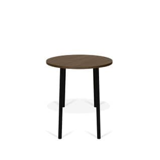 Table Basse Design Noyer Et Métal Noir - Ply