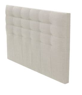 Tête de lit tissu L.180 cm FLEX ROYAL blanc