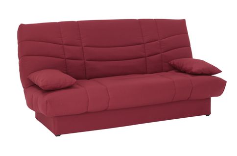 Banquette lit clic-clac PORTO 125 x 190 rouge