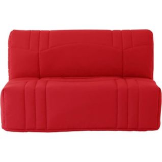 Banquette BZ Dream - Tissu 100% Coton Rouge - Couchage 140 X 190 Cm - Classique Moelleux