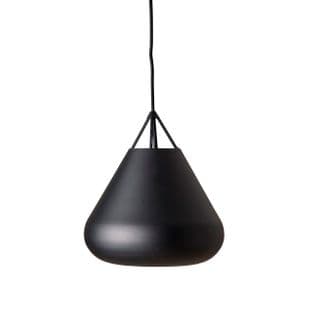 Suspension En Métal Noir Mat, H 21,3 Cm D 26 Cm - Volta