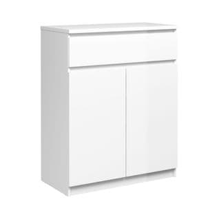 Rangement 2 portes / 1 tiroir BEST LAK Blanc