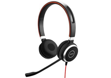 Casque Micro Filaire Evolve 40 Uc Stereo Noir