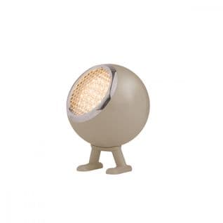 Lampe De Table Boule D10cm Marron