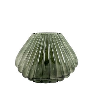 Palma - Vase En Verre H22cm - Couleur - Vert