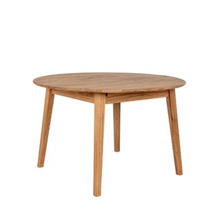 Table à Manger Extensible 4 à 6 Personnes En Bois Ø118-158x118cm