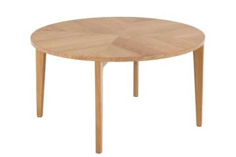 Table Basse Design Ronde En Bois Clair D80 - Laura