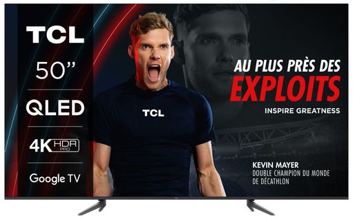 Téléviseur 4K QLED 50'' 126 cm TCL 50C644