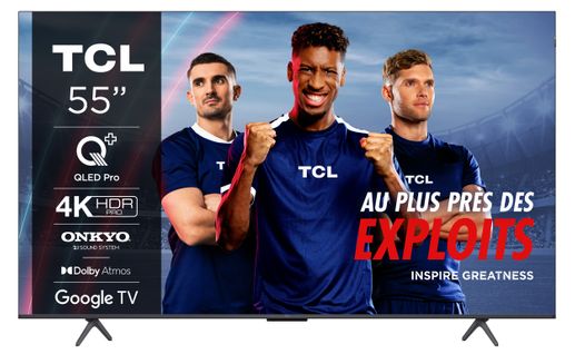 Téléviseur 4K QLED 55'' 139 cm TCL 55C655