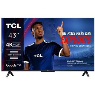 TV LED 43" (108 cm) 4K UHD Smart TV - 43p69b Aluminium Brossé