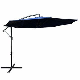 Parasol De Jardin Aster Avec Protection Uv Bleu Foncé, Poids 12,1 Kg Dimensions L300 X L300 X H245cm