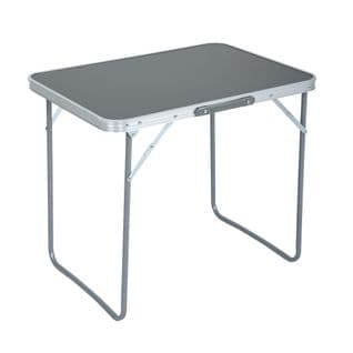 La Table De Camping Pliante En Aluminium Gris, Dimensions : L70 X H60 X P50 Cm