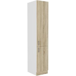 Colonne Sara 2 Portes Décor Chêne Sonoma L40xp57xh210 Cm