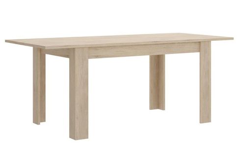 Table De Salon Extensible Coloris Naturel - Longueur 140-190 X Hauteur 77 X Profondeur 90 Cm