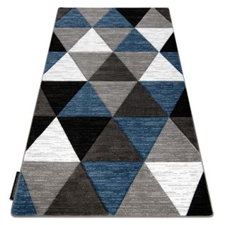 Tapis Alter Rino Triangle Bleu 120x170 Cm