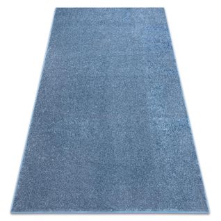 Tapis - Moquette Santa Fe Bleu 74 Plaine Couleur Unie 150x200 Cm