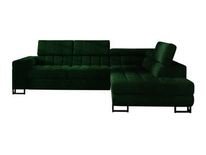 Canapé D'angle convertible Comfivo 232 - 271x203x71 Cm - Vert