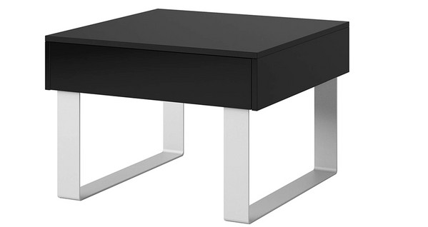 Calabrini Table Basse Style Vintage Noir Tendencio