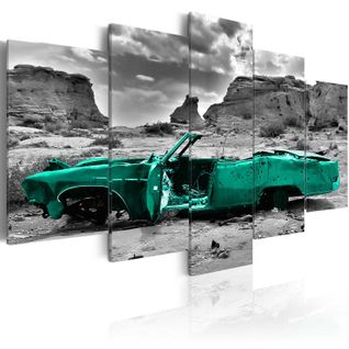 Tableau Imprimé "green Car" 100 X 200 Cm