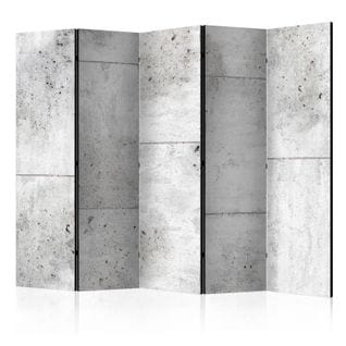 Paravent 5 Volets "concretum Murum" 172x225cm