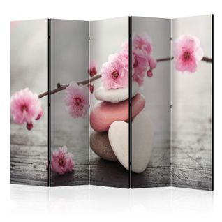 Paravent 5 Volets "zen Flowers" 172x225cm