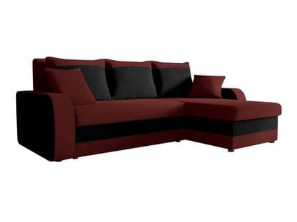 Canapé D'angle Convertible Comfivo 203 - 238x147x80 Cm - Rouge