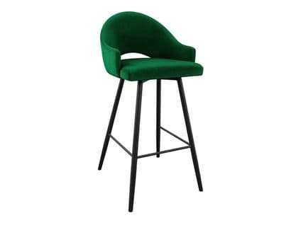 Chaise De Bar Jackson 103 En Velours 50x54x103 Cm - Vert