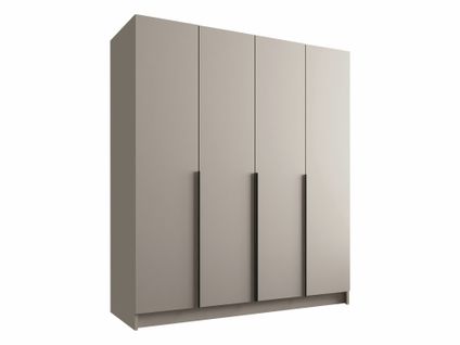 Armoire Atlanta 199, Noir-cachemire, 215x200x58cm