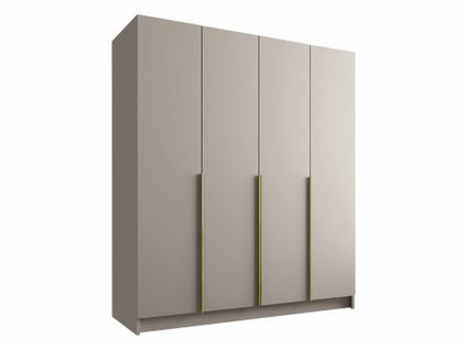 Armoire Atlanta 199, Doré-cachemire, 215x200x58cm