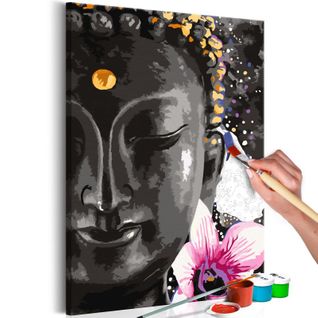 Tableau à Peindre Soi-même "buddha et Flower" 40x60cm