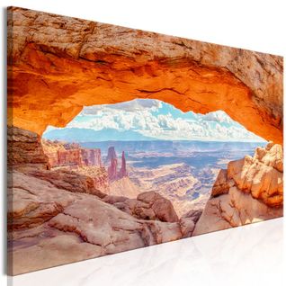 Tableau Imprimé "canyon In Utah Narrow" 50 X 150 Cm