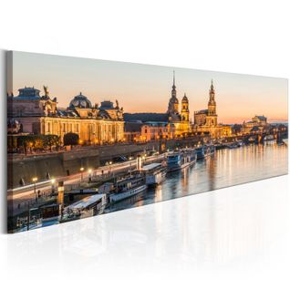 Tableau Imprimé "beautiful Dresden" 45 X 135 Cm