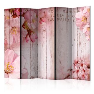 Paravent 5 Volets "pink Apple Blossoms" 172x225cm