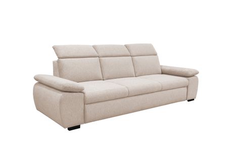 Canapé convertible 3 places COLBY coloris beige 2