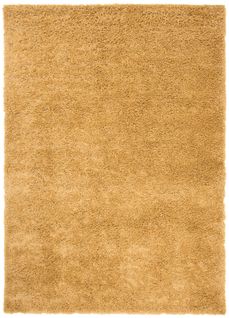 Tapis Salon Jaune Moutarde Uni Moelleux Poil Long Shaggy 240 X 330 Cm