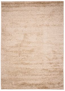 Tapis Séjour Beige Unicolore Moelleux Epais 120x170