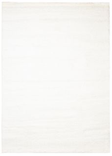 Tapis Séjour Blanc Unicolore Moelleux Epais 60x100